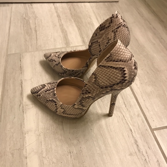 Steven By Steve Madden Shoes - Sexy Steve Madden Snakeskin Heels 👠 Like new!